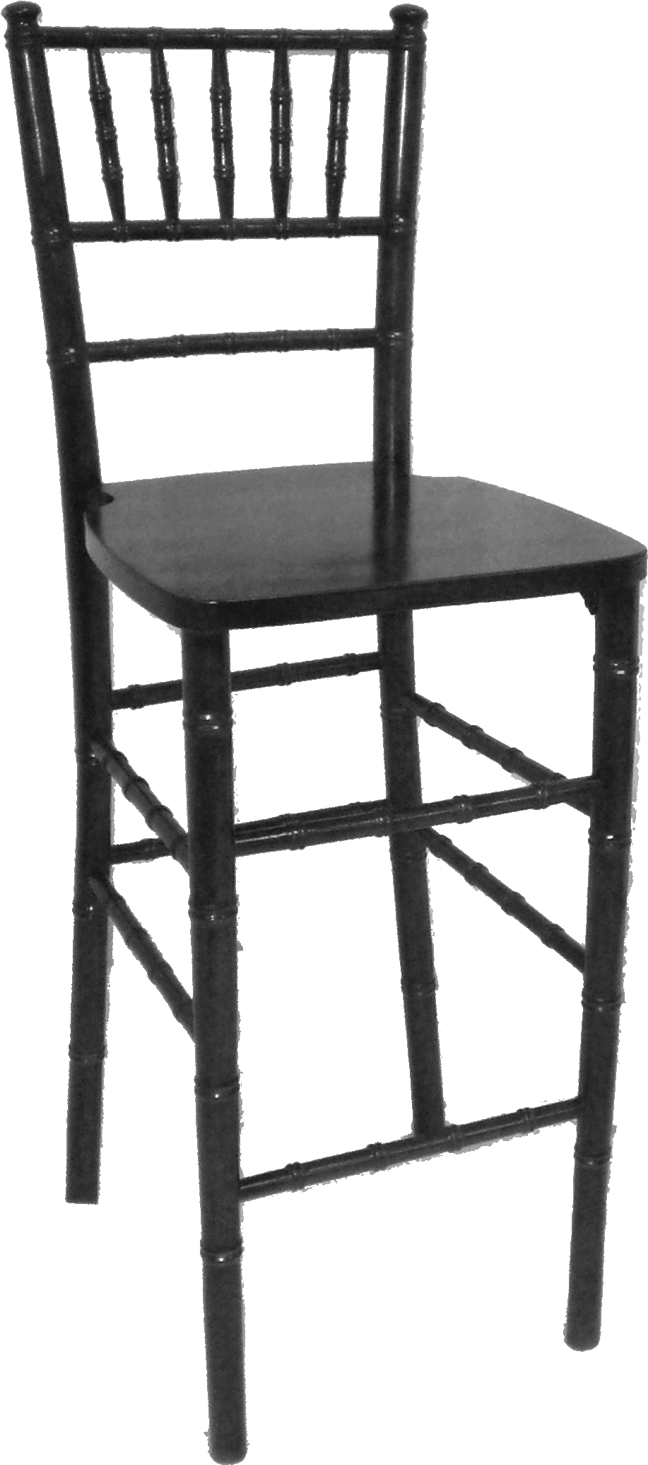 Black Wood Barstool Clipart (1288x2320), Png Download