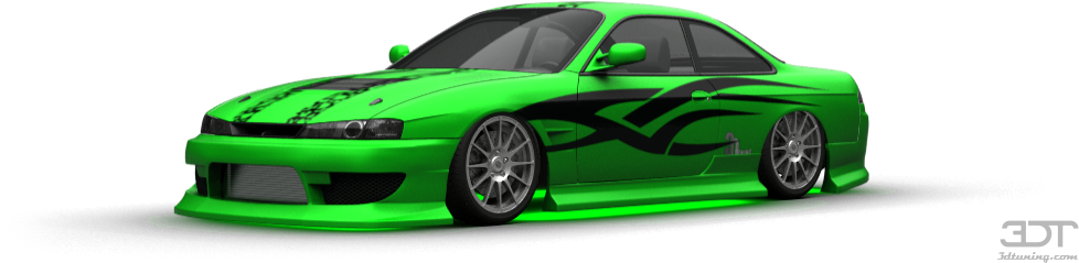 Nissan Silvia S14 Coupe 1995 Tuning Clipart (1004x373), Png Download