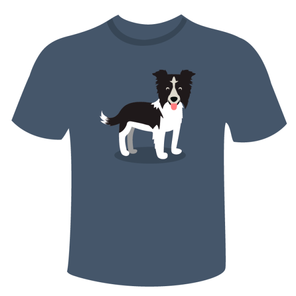 Border Collie T Shirt Border Collie T Shirt Clipart (600x766), Png Download