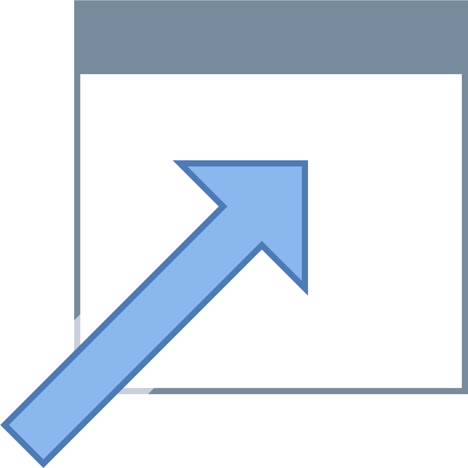 Open In Window Icon Free Png And Svg Download Clipart (1600x1600), Png Download