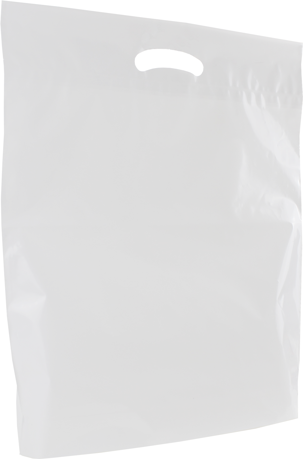 White Large Ecofriendly Die Cut Plastic Bag Clipart Full Size
