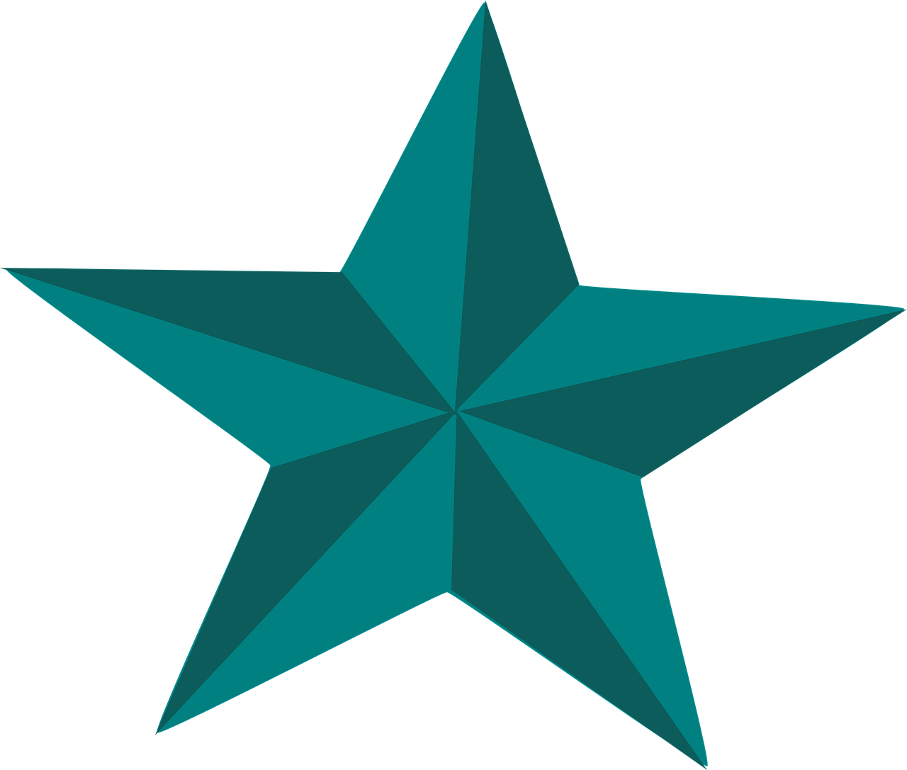 Blue Star 3d Png Image Clipart (1280x1087), Png Download