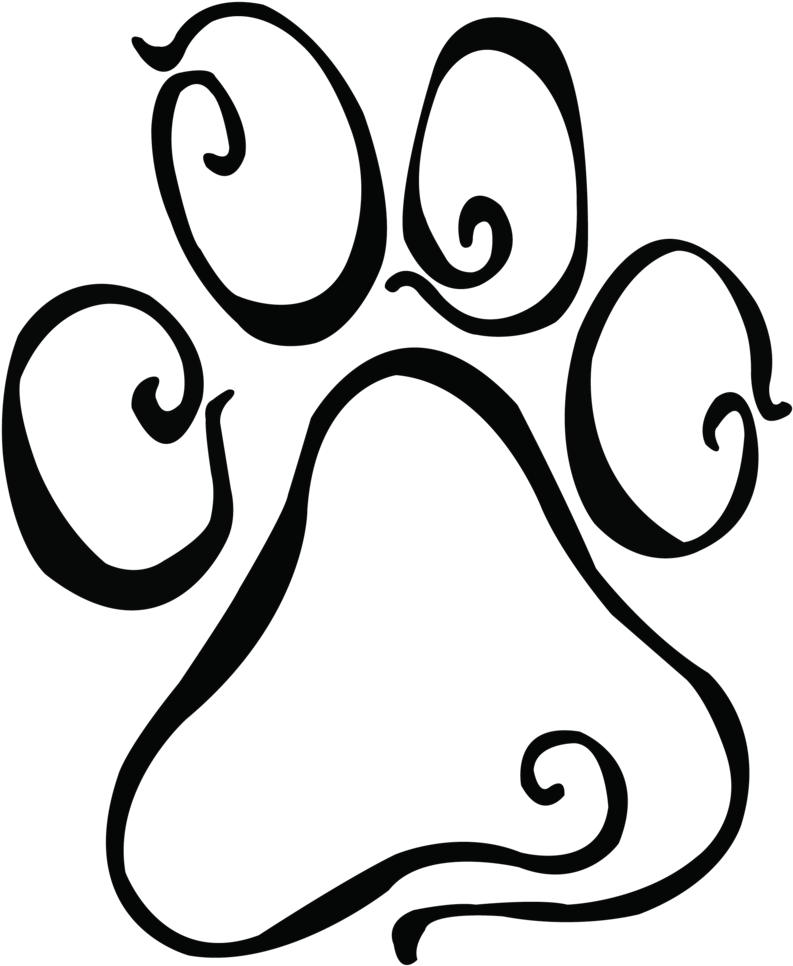 Dog Paw Pottery Clipart (1000x1057), Png Download
