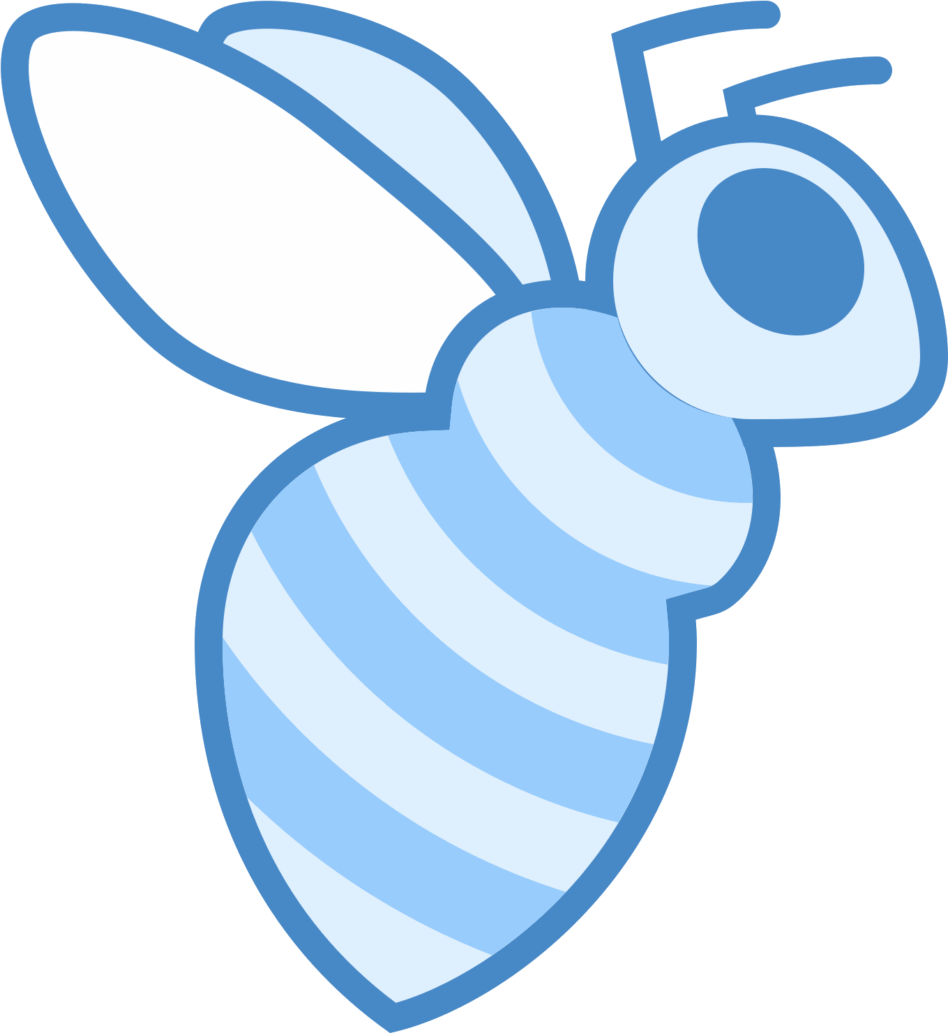 Bumblebee Icon Clipart (1600x1600), Png Download