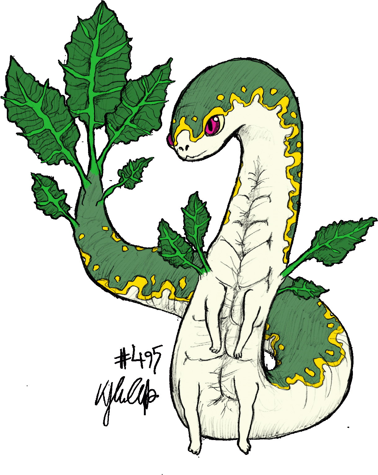 Kyle Draws Pokemons August Clipart (1371x1600), Png Download