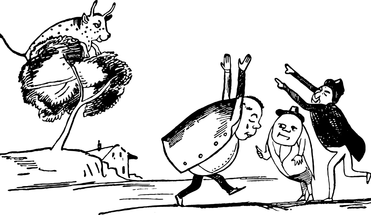 Black White Vintage Drawing Png Image Clipart (1280x742), Png Download