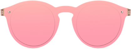 Pink Mirror Sousa Sunglasses Clipart (500x678), Png Download