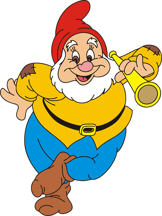 Gnome, Dwarf, Tube, Cap, Little Clipart (543x720), Png Download