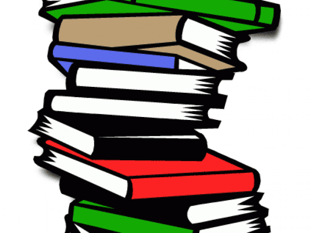 Book Clipart Stacked - Png Download (640x480), Png Download