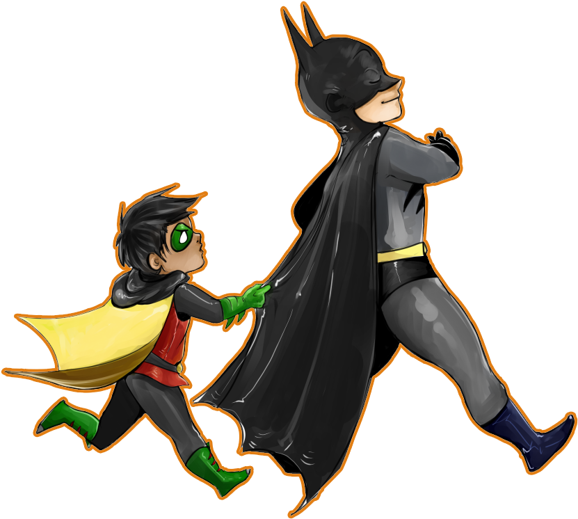 Logos Clipart Batman And Robin - Png Download (869x781), Png Download