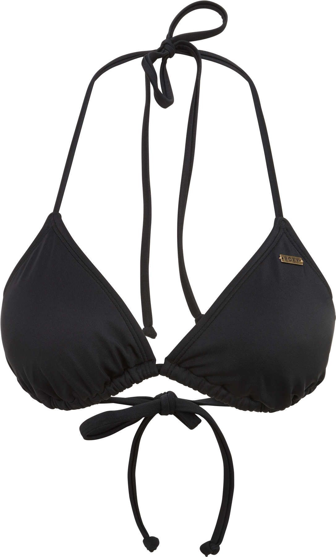 Roxy Bikinitop Mit Neckholder-trägern Anthrazit Triangel Clipart (1500x2000), Png Download