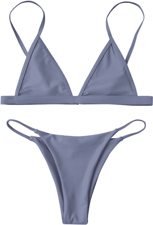 2018 Conjunto De Bikini De Cadena Plunge De Cami En Clipart (558x744), Png Download