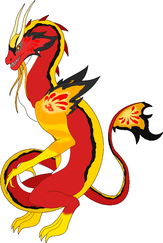 Dragon Gif Clipart (796x1024), Png Download