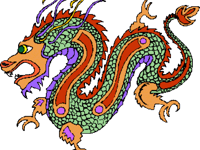 Chinese Dragon Clipart Abstract - Png Download (640x480), Png Download
