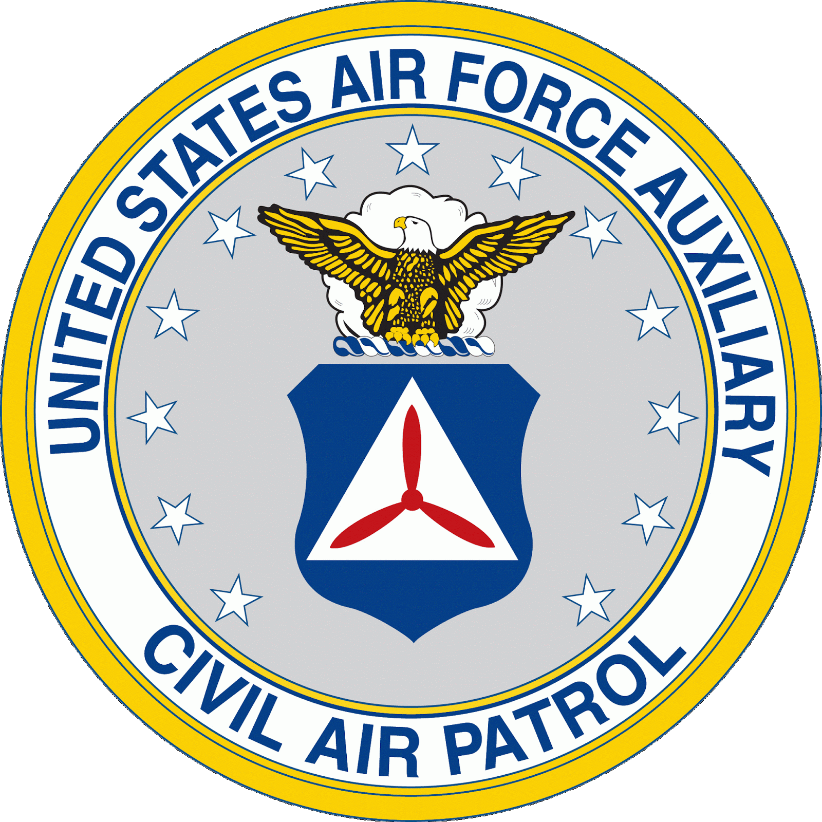 Civil Air Patrol, Usaf Auxiliary, Chaplain Corps Clipart (1600x1600), Png Download