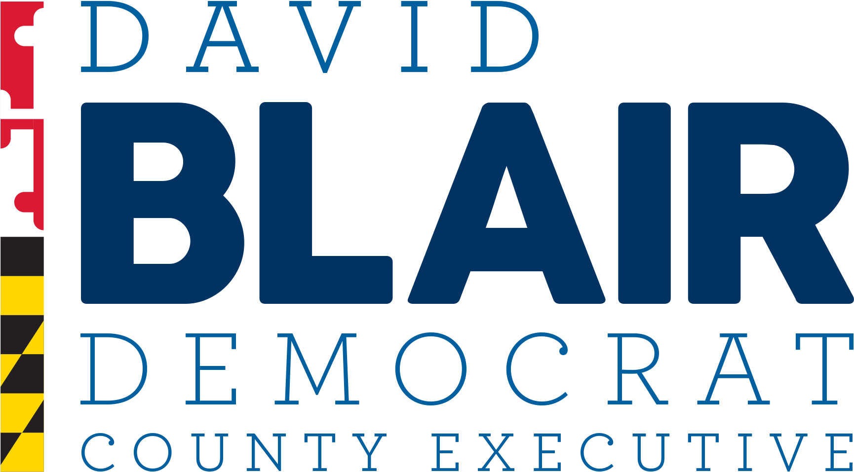 Blair For Montgomery County Executive Logo Web Clipart (2177x1128), Png Download