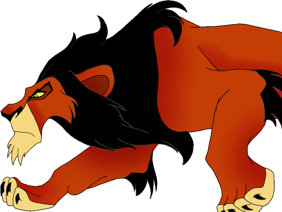 Cartoon Lion King Scar Clipart (1023x731), Png Download