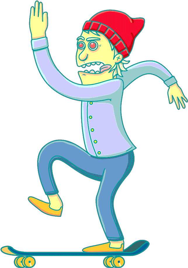 Skate Clipart Skateboarder - Png Download (1080x1080), Png Download