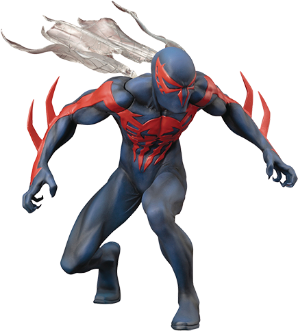 Marvel Now Spider-man 2099 Artfx Statue Clipart (1000x1000), Png Download