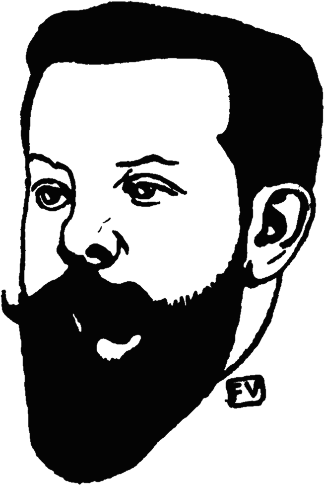 Retrat De Pierre Quillard Realitzat Per Félix Valloton Clipart (898x1140), Png Download