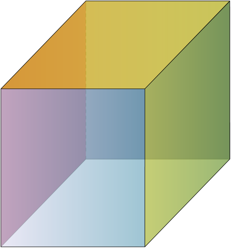 Using Faces, Edges, And Vertices To Identify A Solid Clipart (800x859), Png Download