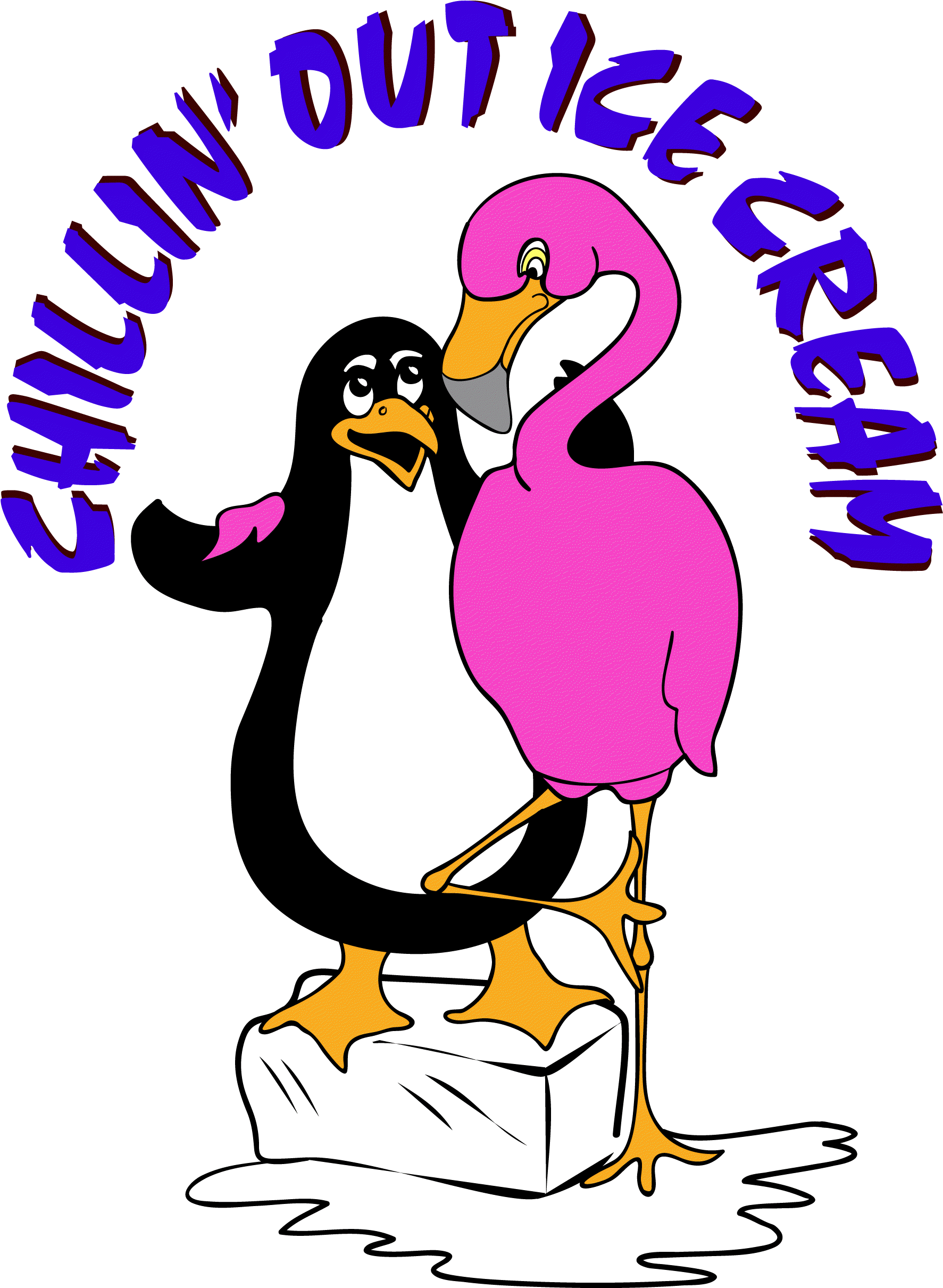Welcome To Chillin' Out Ice Cream Clipart (2550x3300), Png Download
