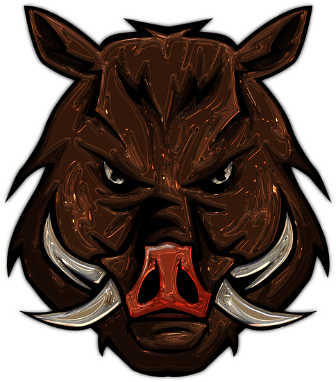 Boar, Metallizer, Art, Glass, Factory Clipart (603x640), Png Download