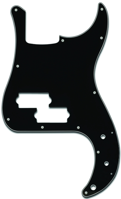 P-bass* Style Pickguards Black Clipart (800x800), Png Download