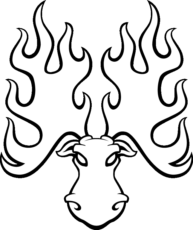 Mariners Moose Coloring Page Coloring Coloring Pages Clipart (646x768), Png Download