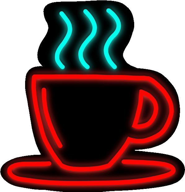 Tea Cup Coffee Sticker By Ptrzykd Clipart (618x618), Png Download