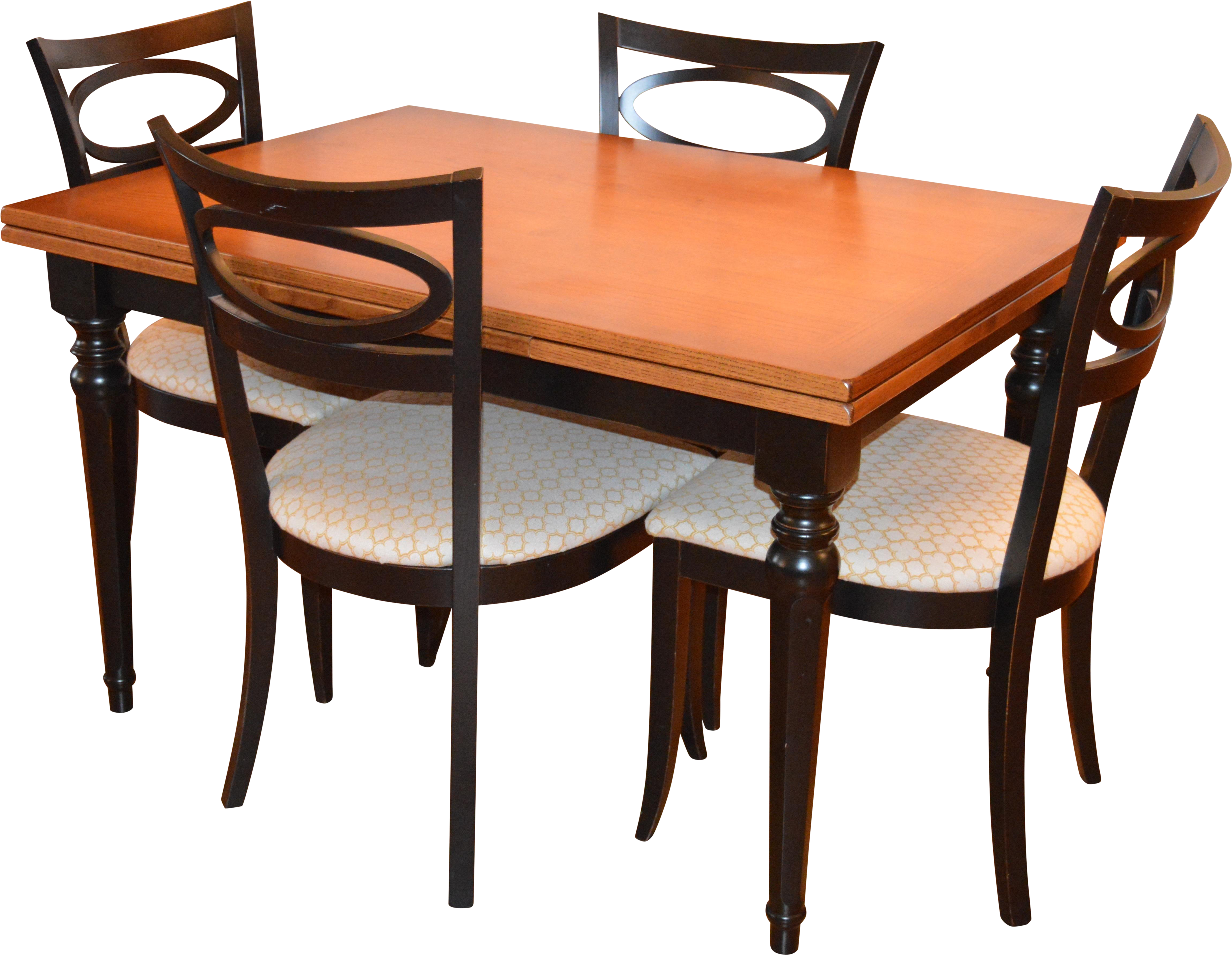 Modern Arhaus Furniture Walnut Dining Set Chairish Clipart (6016x4000), Png Download