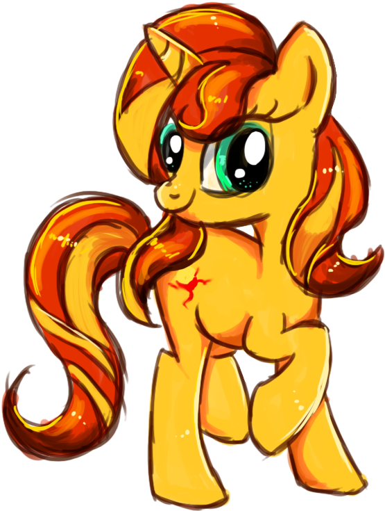 Sunset Shimmer By Ilona The Sinister Clipart (614x785), Png Download