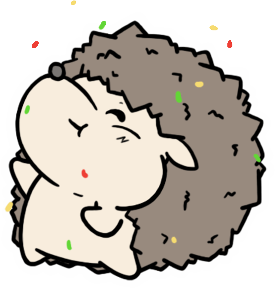 Hedgehog Jelly Bean Clipart (618x618), Png Download