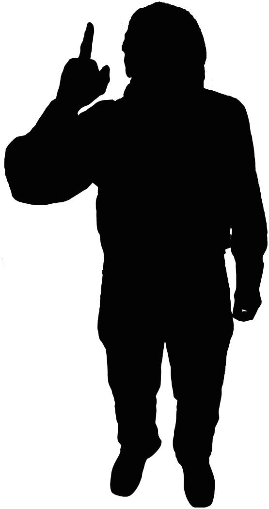 Silhouette Black Men's Man Png Image Clipart (853x1280), Png Download