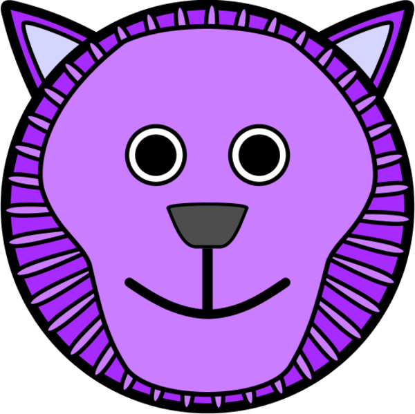 Lion Head Clip Art N31 - Png Download (600x599), Png Download