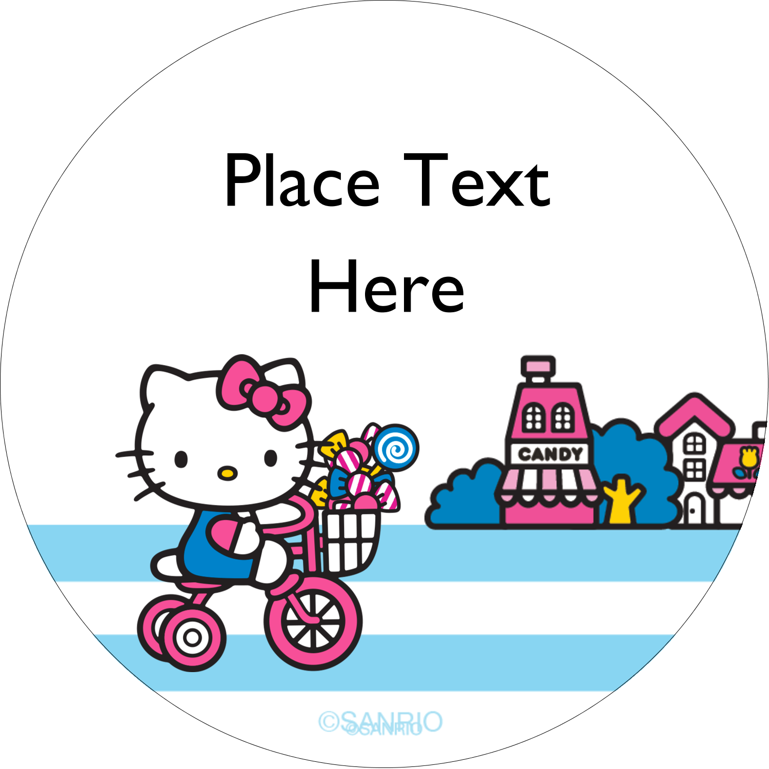 2½" Round Label Clipart (1500x1500), Png Download