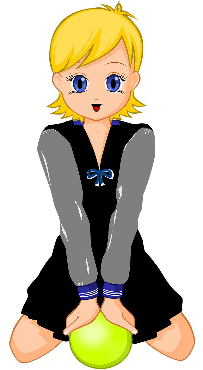 Girl Ball School Uniform Dress Png Image Clipart (683x1280), Png Download