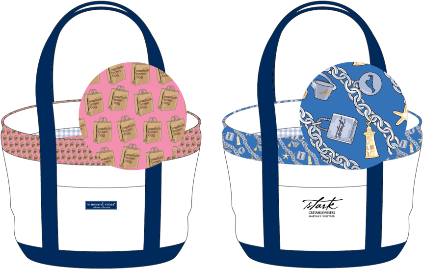 Tote Bags For Bloomingdale's And Cb Stark Jewelers Clipart (1000x584), Png Download