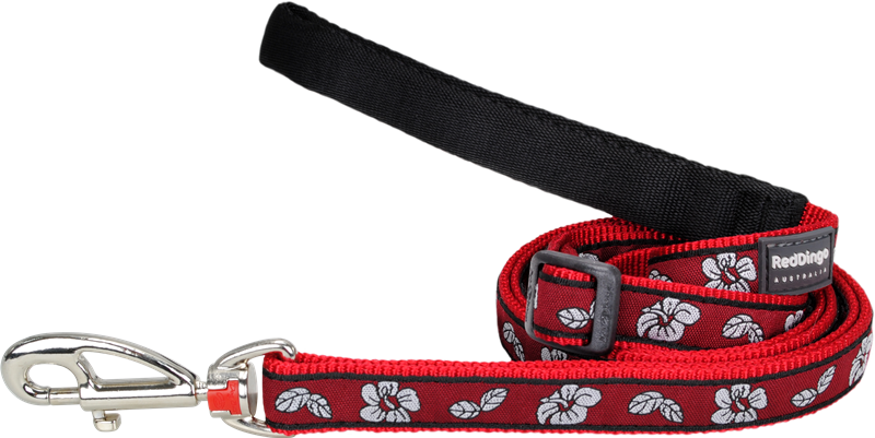 Red Dingo Hibiscus Red Kutyáknak Póráz 1,2m S-méretben Clipart (800x401), Png Download