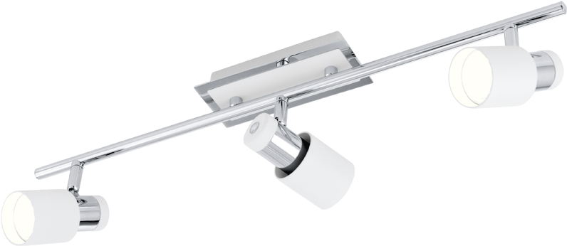 Plafon Lampa Sufitowa Eglo Davida Led 3x5w Gu10 Reflektorek Clipart (827x827), Png Download