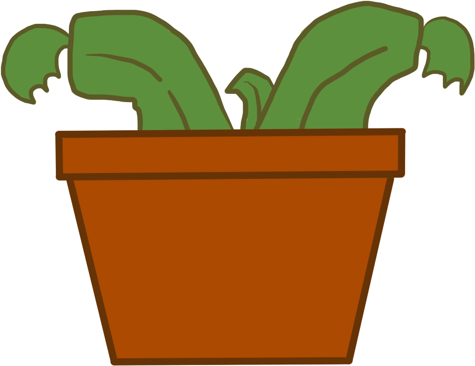 Venus Flytrap Sad Idle By Pbjwb Clipart (1000x1000), Png Download