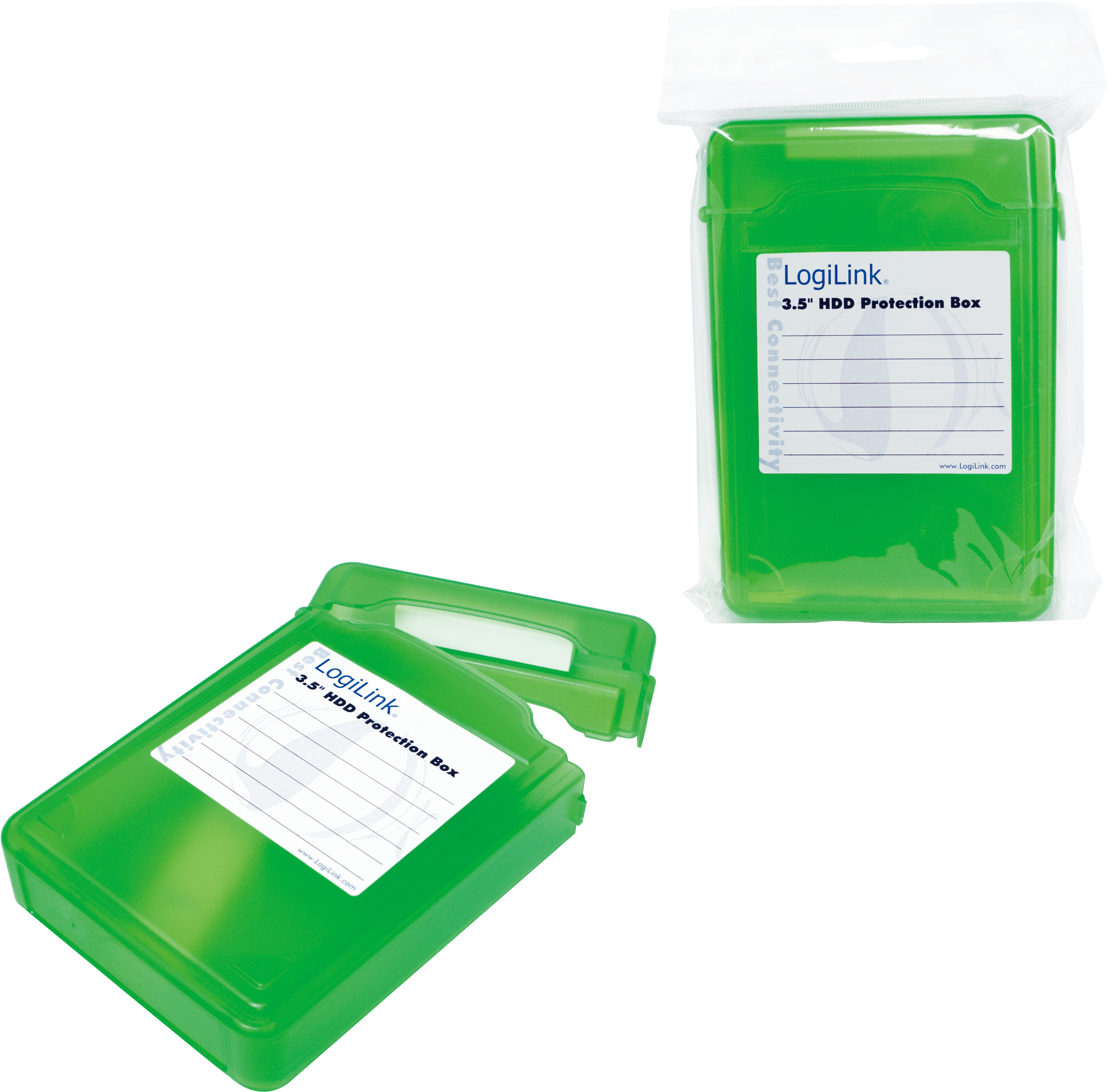 Logilink Ua0133g Festplatten Schutz Box Für 1x 3 5 Clipart (2662x2641), Png Download