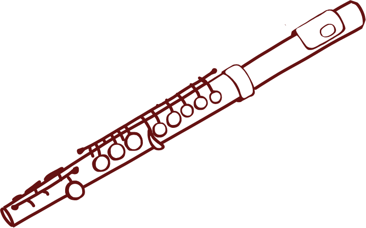 Flute Clipart (753x469), Png Download