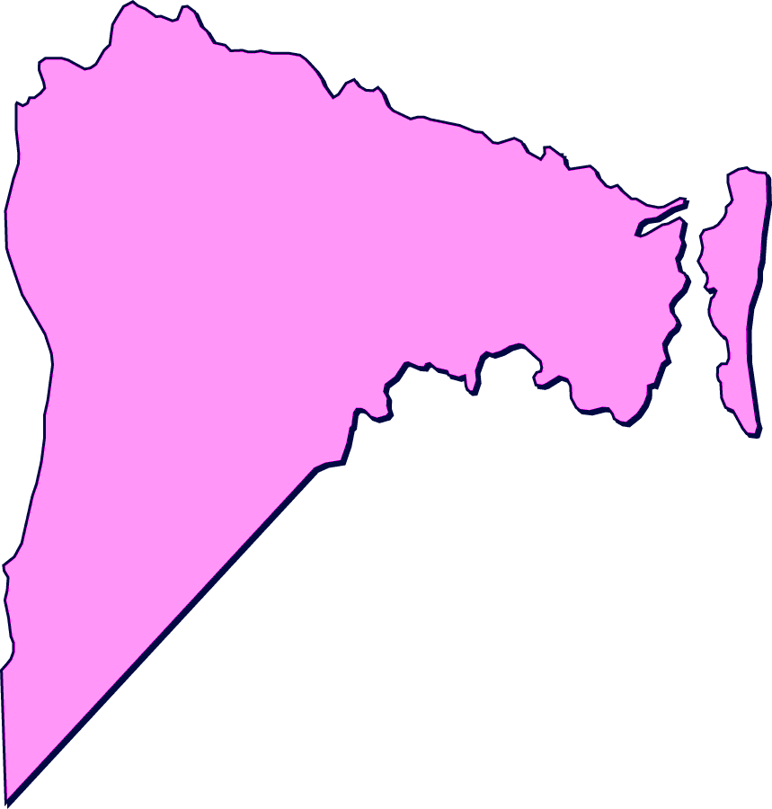 A Collection Of Simplified Outline Maps Of Nassau County Clipart (859x900), Png Download