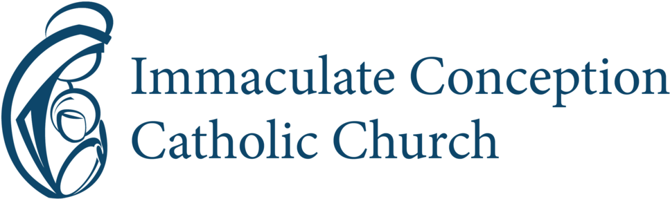 Carolyn Woo Immaculate Conception Catholic Church Clipart (1000x309), Png Download