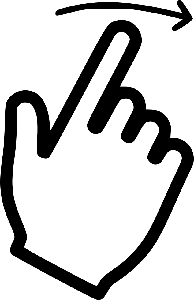 Swipe Icons Clipart (634x980), Png Download