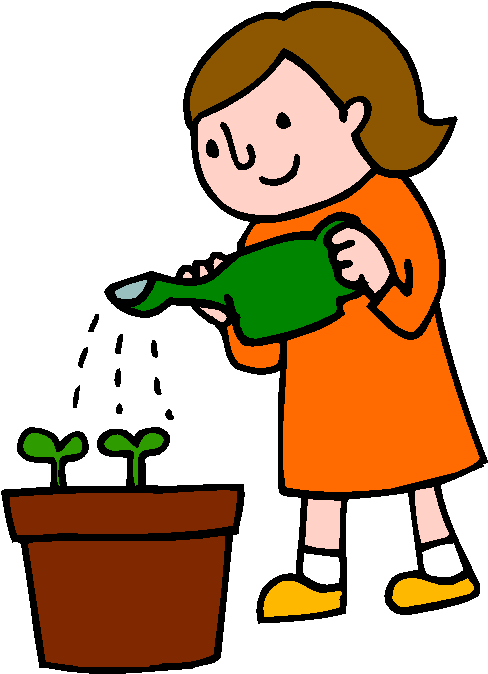 Watering Clipart (490x684), Png Download