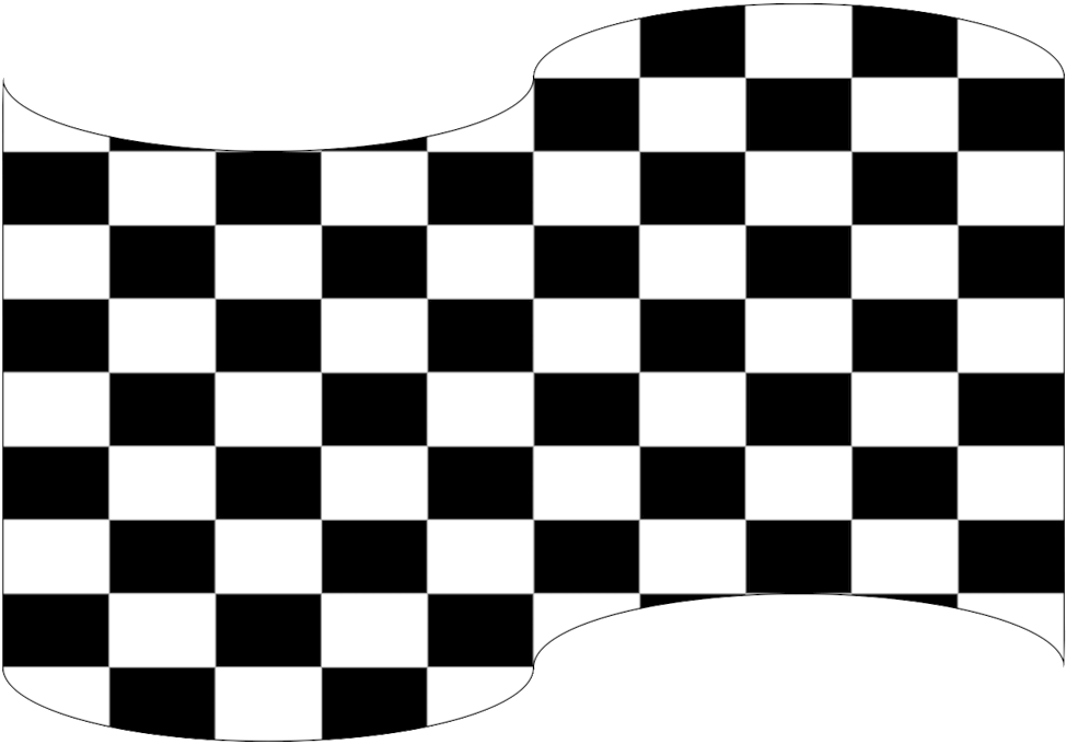 Checkered Flag Clipart (1000x691), Png Download