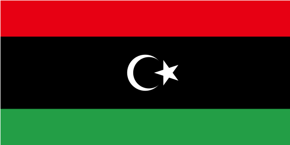 Iron-on Embroidered Flag Libya Clipart (600x600), Png Download