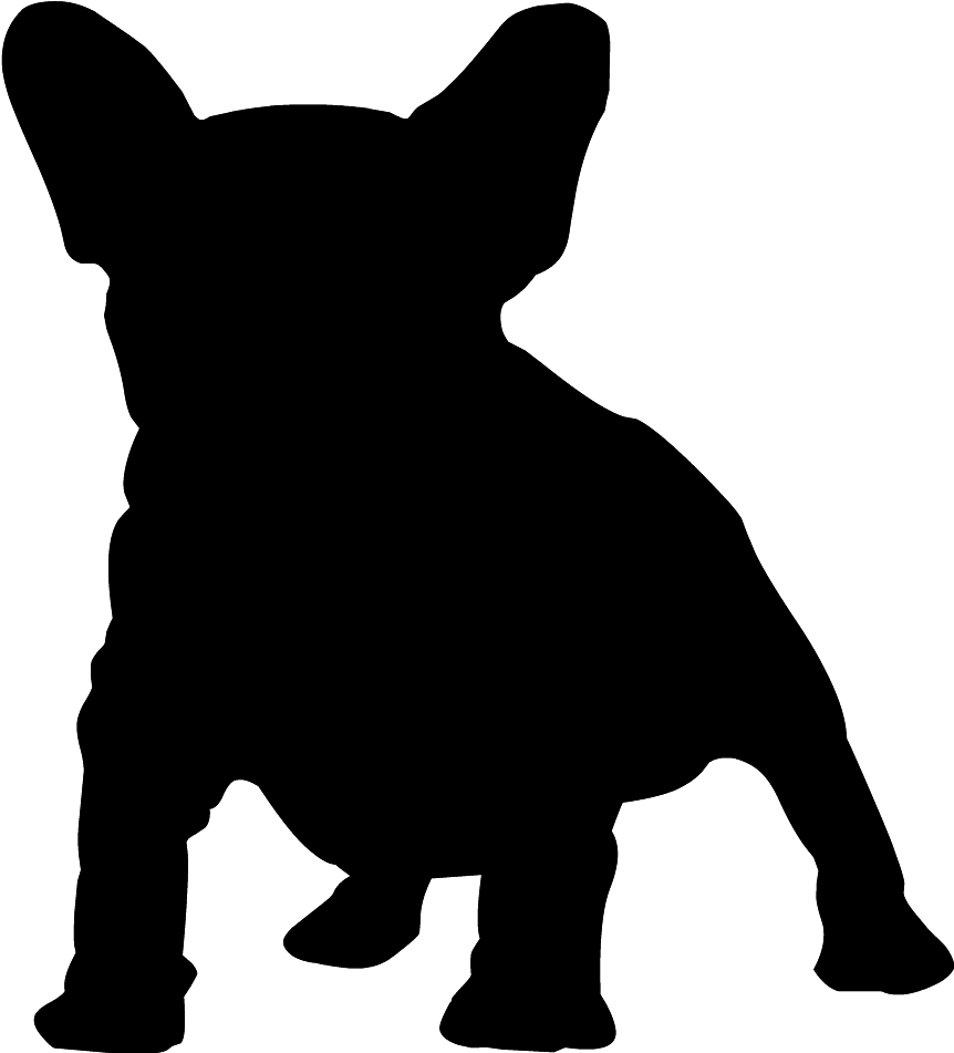 Bouledogue Français Stickers Muraux Pour Chambre Salon Clipart (1080x1080), Png Download